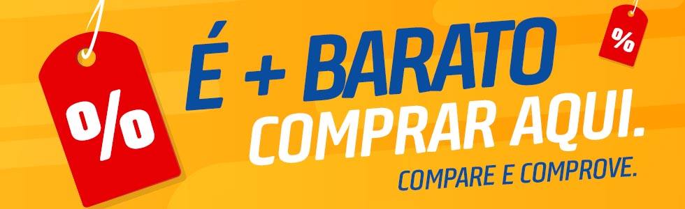 É mais barato comprar aqui, compare e comprove.